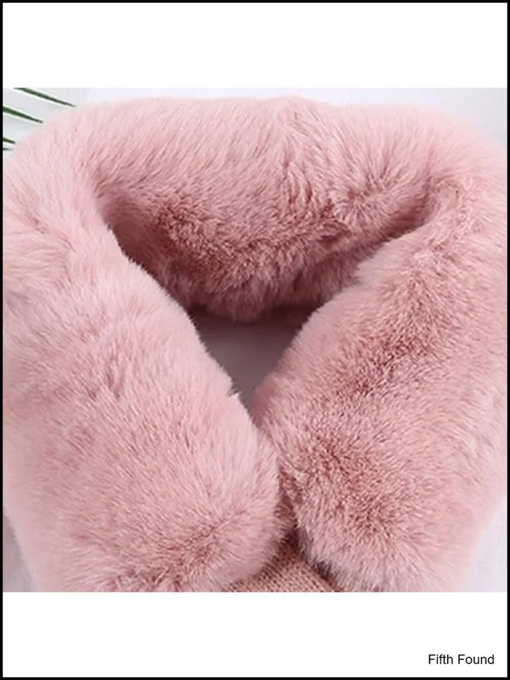 Women's Winter Fluffy Plush Scarf Warm Neck Warmer Cold Weather